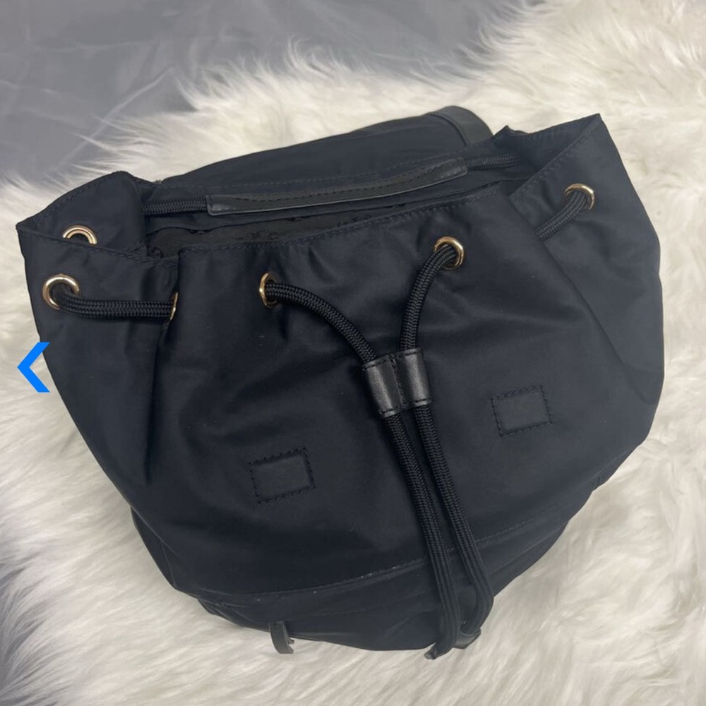 Tory Burch Nylon Drawstring Black Backpack - image 3
